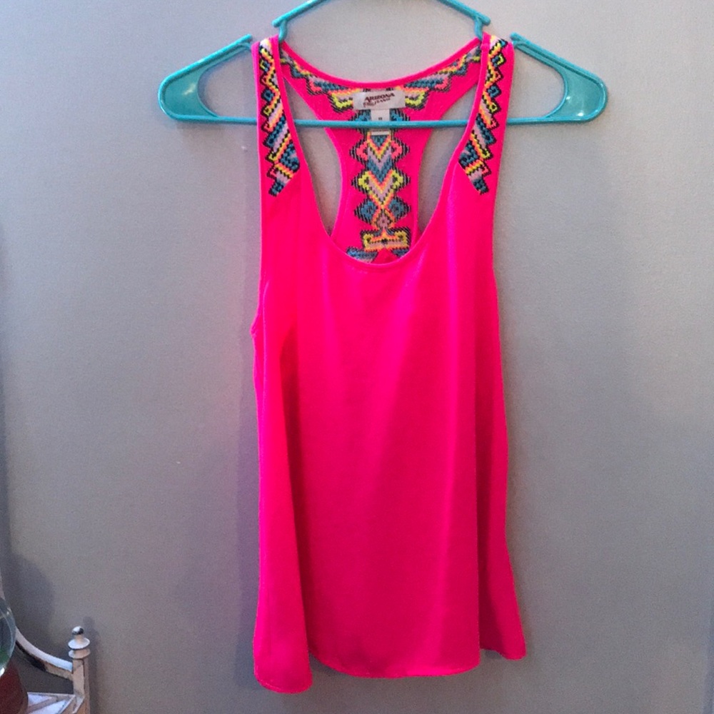 Hot pink tank top